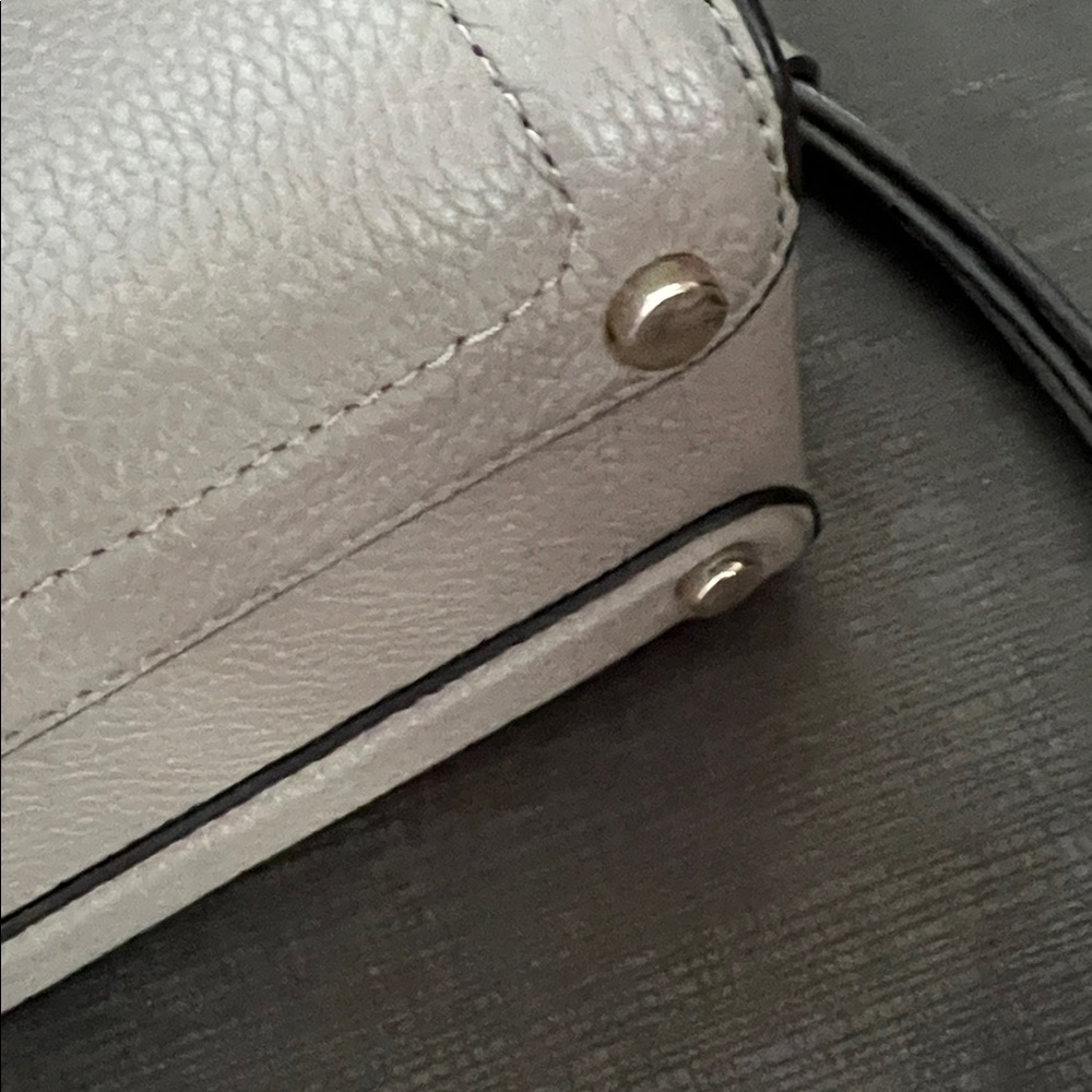 AUTHENTIC KATE SPADE Knott Mini Zip-top Satchel In Warm Taupe - Picture 11 of 11